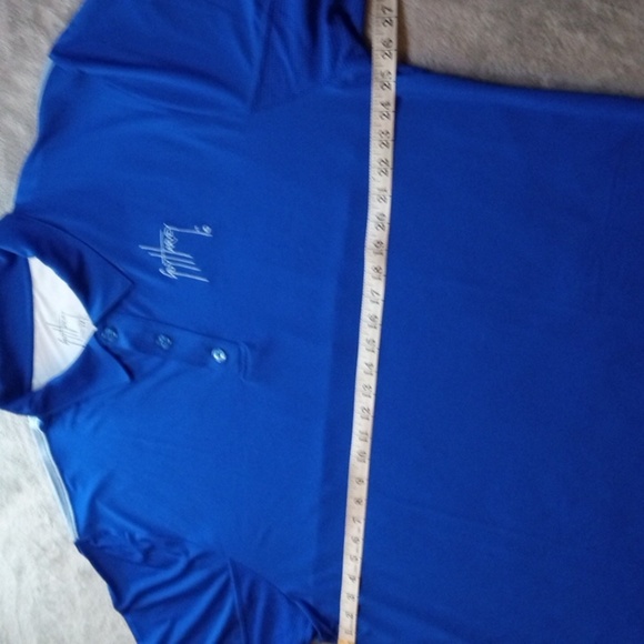 GUY Harvey Fishing Salt Water Fishing Outdoor Blue 2 Tone 30th anniversary 2XL - Picture 4 of 9